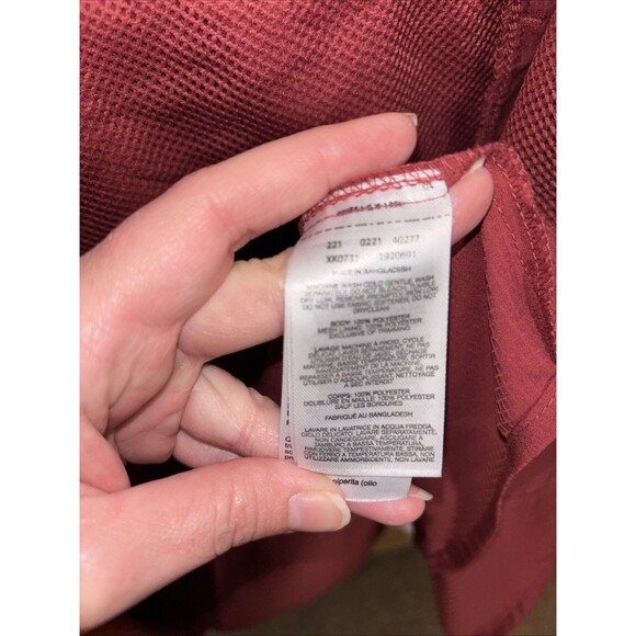 Columbia Shirt Mens XXL Button Up Navy Blue & Maroon Omni Shade Vented Lot Of 2 - Picture 12 of 12